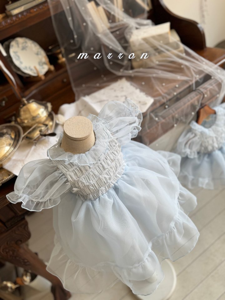 Marron - Korean Baby Fashion - #onlinebabyshop - Lauren Dress - 7