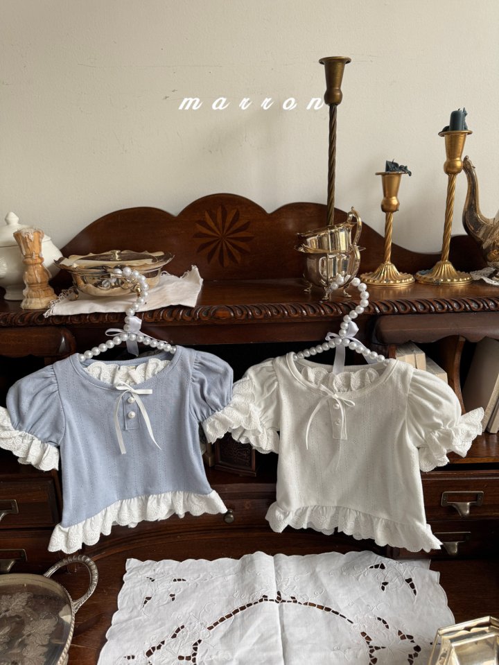 Marron - Korean Baby Fashion - #smilingbaby - Rosa Tee