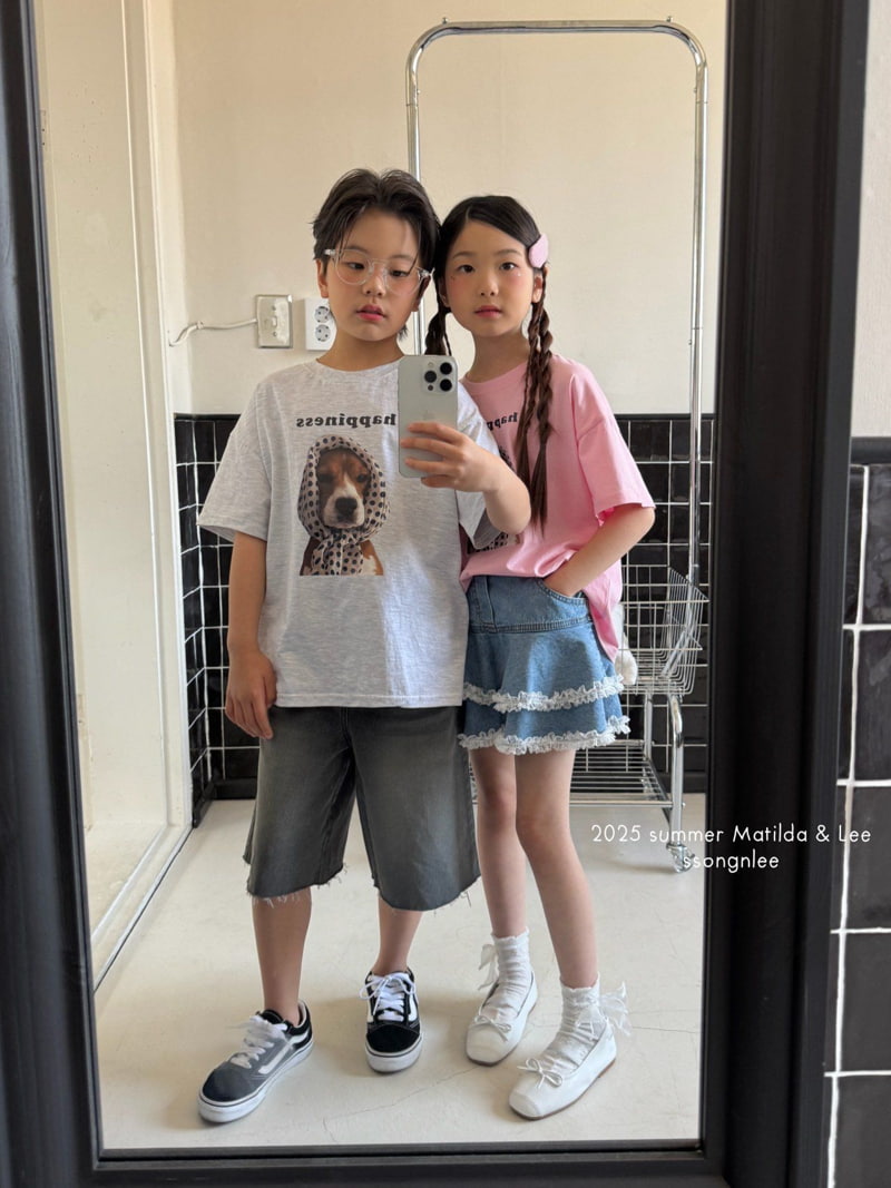 Matilda & Lee - Korean Children Fashion - #Kfashion4kids - Happy Dog Tee - 3