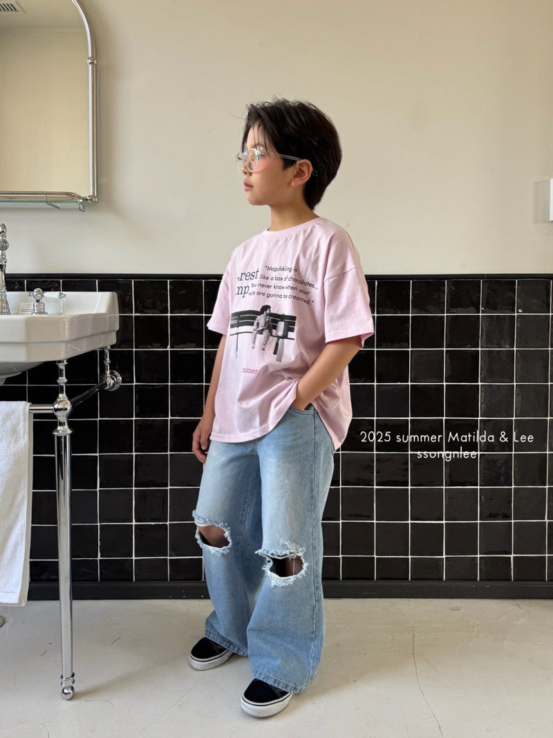 Matilda & Lee - Korean Children Fashion - #Kfashion4kids - Broken Jeans - 10