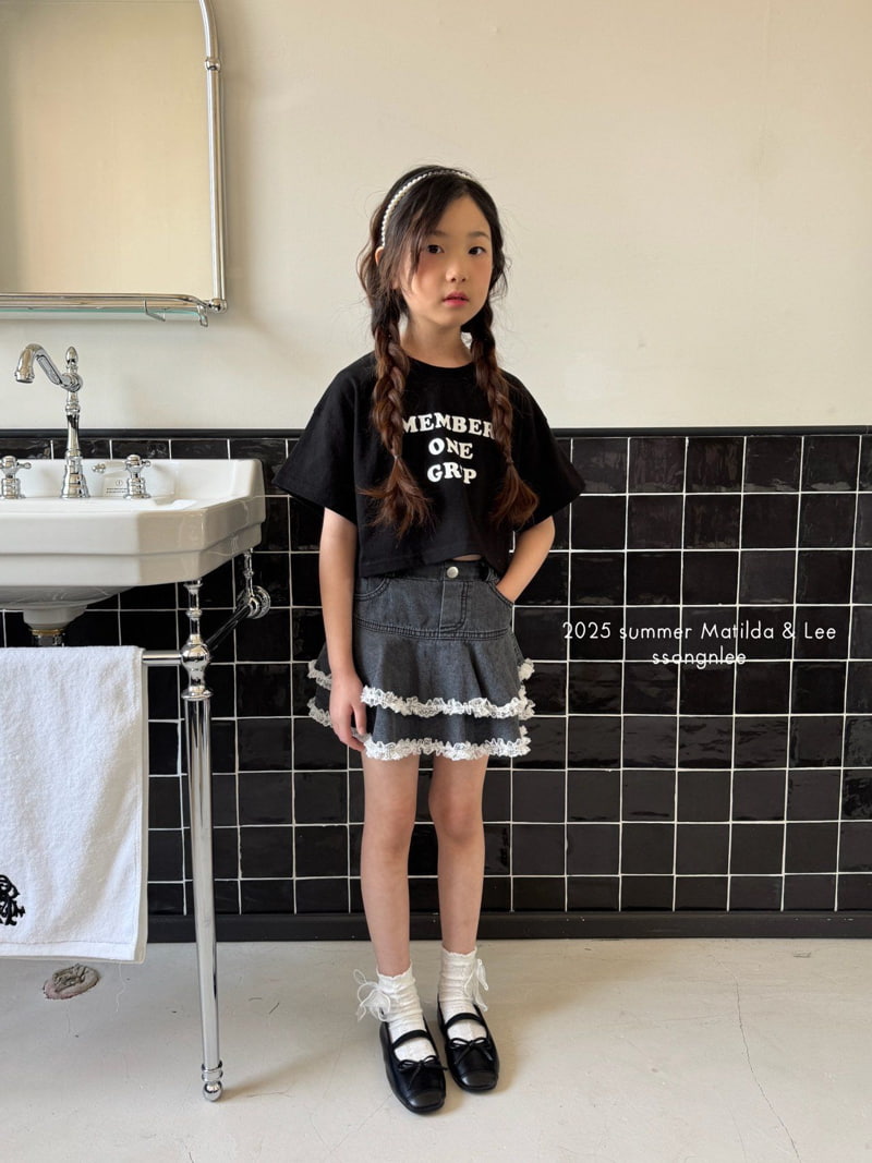 Matilda & Lee - Korean Children Fashion - #Kfashion4kids - Member Crop Tee - 9