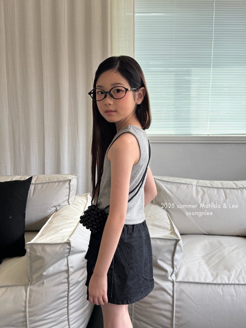 Matilda & Lee - Korean Children Fashion - #Kfashion4kids - Label Crop Sleeveless - 5
