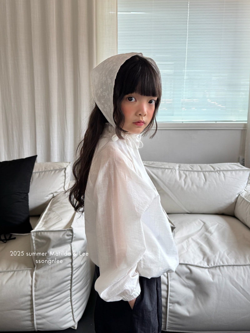 Matilda & Lee - Korean Children Fashion - #Kfashion4kids - Ribbon Lace Hoodie - 9