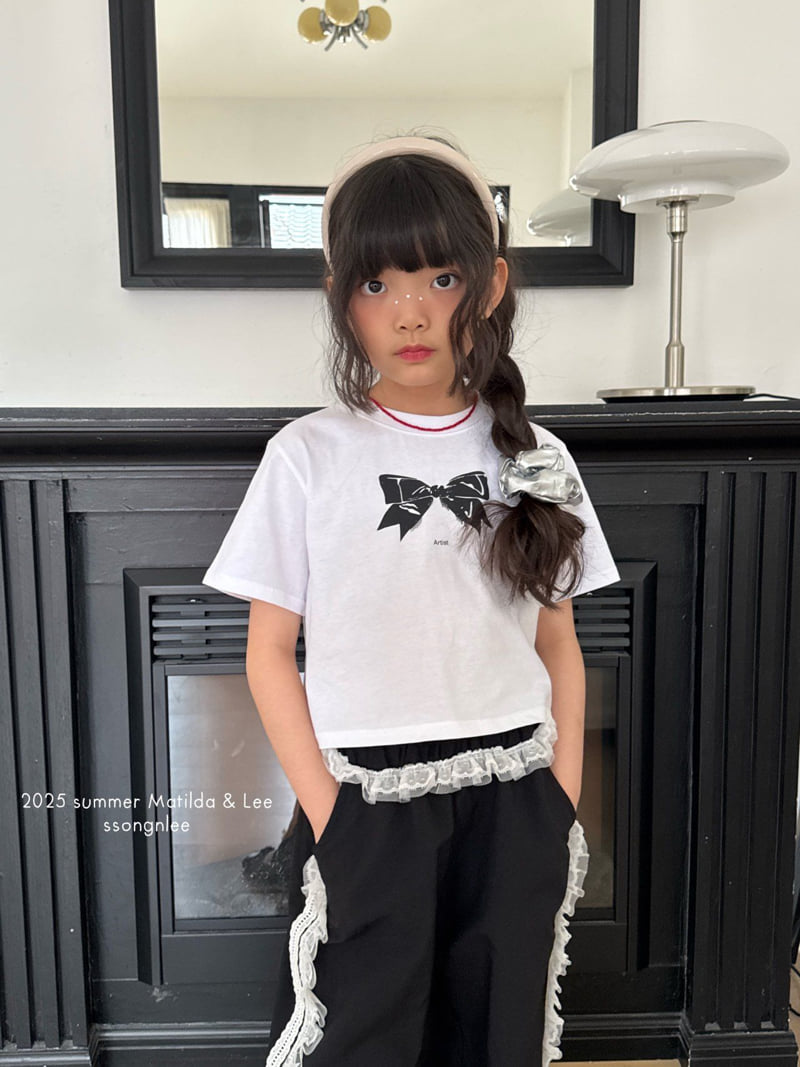 Matilda & Lee - Korean Children Fashion - #Kfashion4kids - Art Ribbon Tee - 7