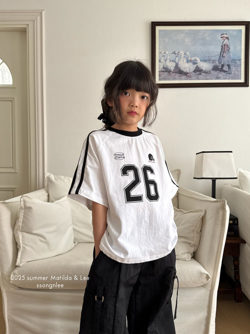Matilda & Lee - Korean Children Fashion - #kidzfashiontrend - Two Line 26 Tee - 4
