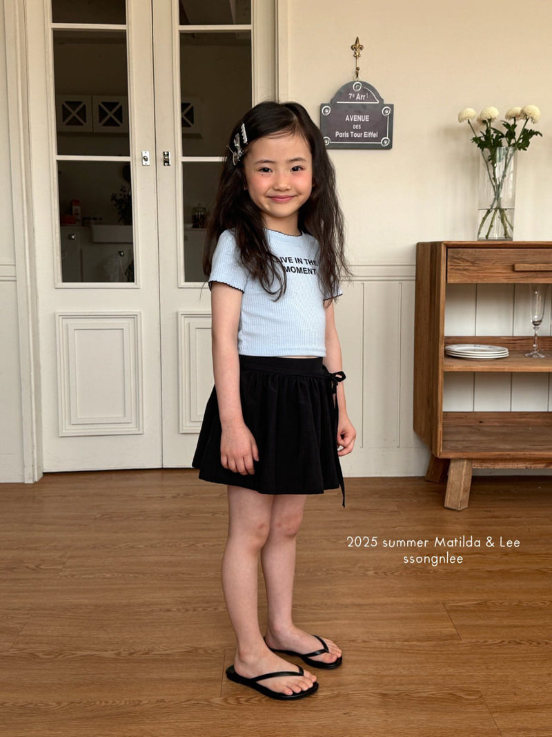 Matilda & Lee - Korean Children Fashion - #Kfashion4kids - Simple Ribbon Skirt - 12