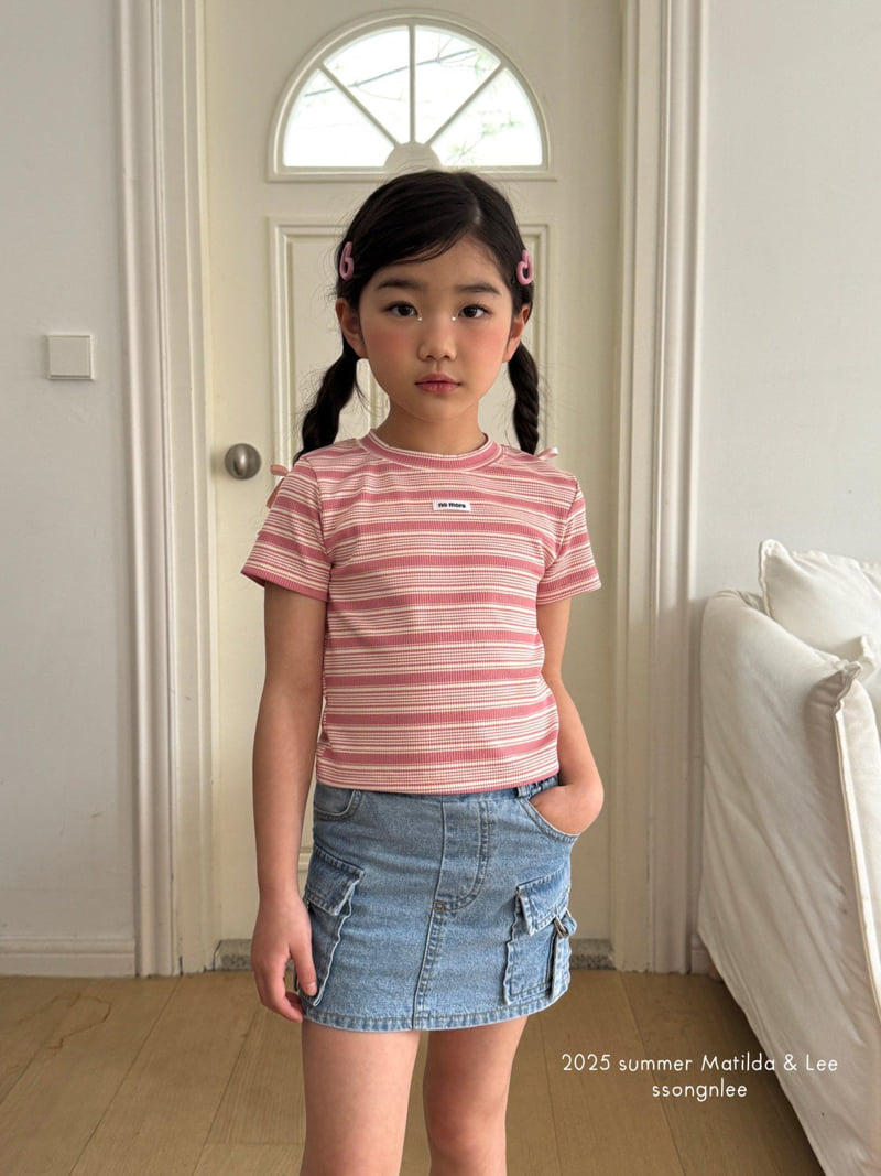 Matilda & Lee - Korean Children Fashion - #Kfashion4kids - No More Lines Tee