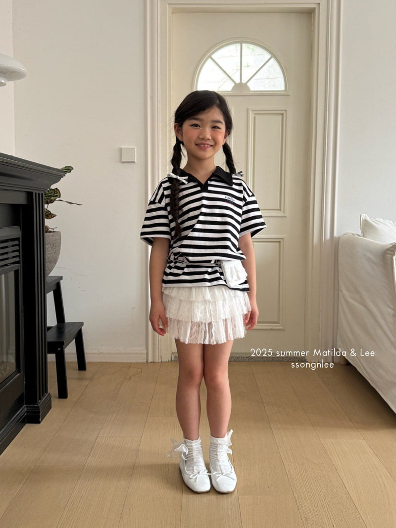 Matilda & Lee - Korean Children Fashion - #Kfashion4kids - Almeda Collar Tee - 12