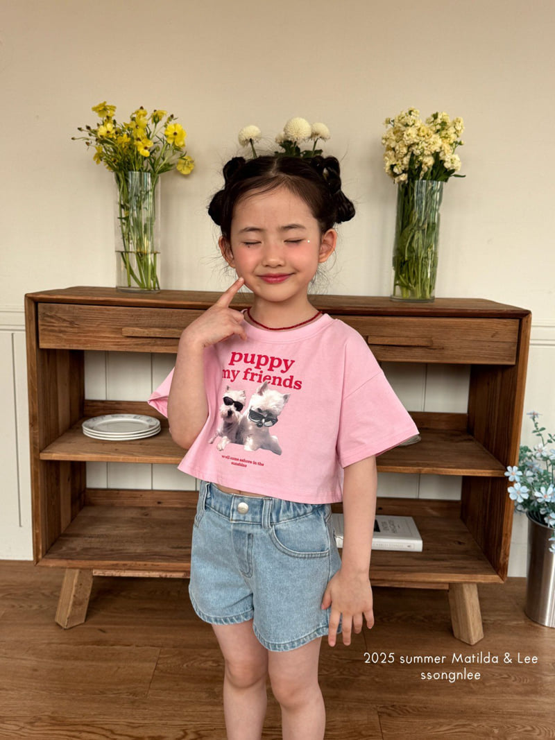 Matilda & Lee - Korean Children Fashion - #Kfashion4kids - Puppy Friends Tee - 7