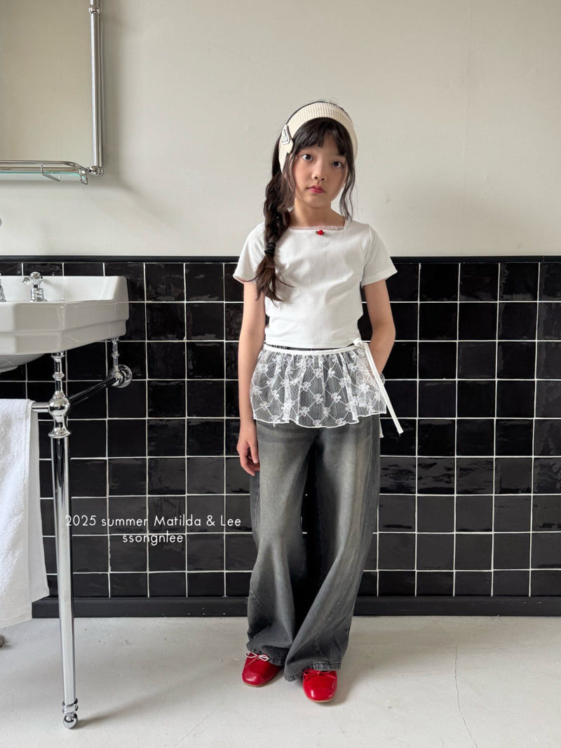 Matilda & Lee - Korean Children Fashion - #Kfashion4kids - Mini Rose Tee - 3