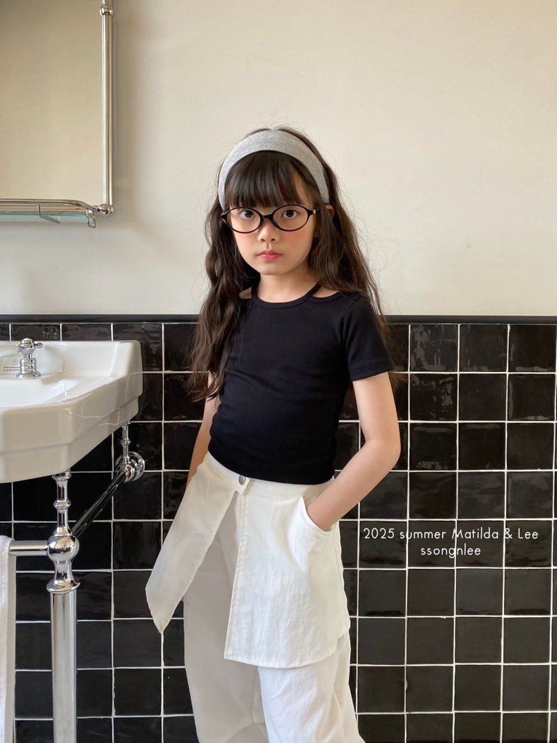 Matilda & Lee - Korean Children Fashion - #childofig - Line Crop Tee - 7