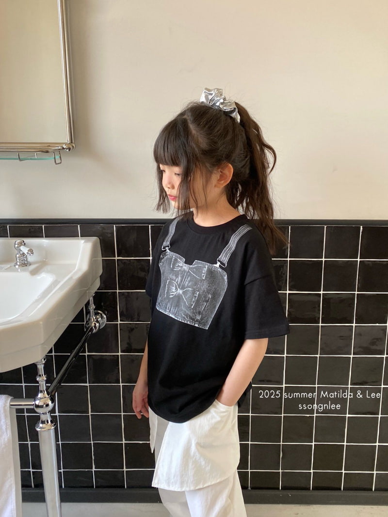 Matilda & Lee - Korean Children Fashion - #childofig - Denim Strap Tee - 10