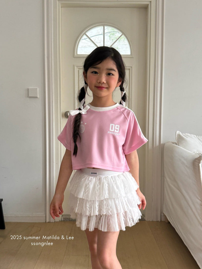 Matilda & Lee - Korean Children Fashion - #childofig - Label Lace Skirt - 5
