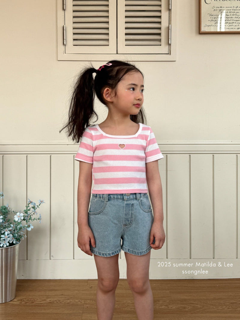 Matilda & Lee - Korean Children Fashion - #childofig - Heart Hole Tee - 12