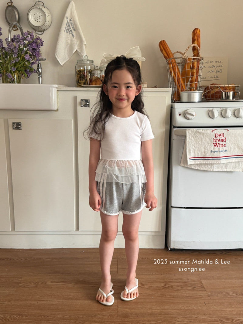 Matilda & Lee - Korean Children Fashion - #childofig - Lace Wrap Shorts - 8