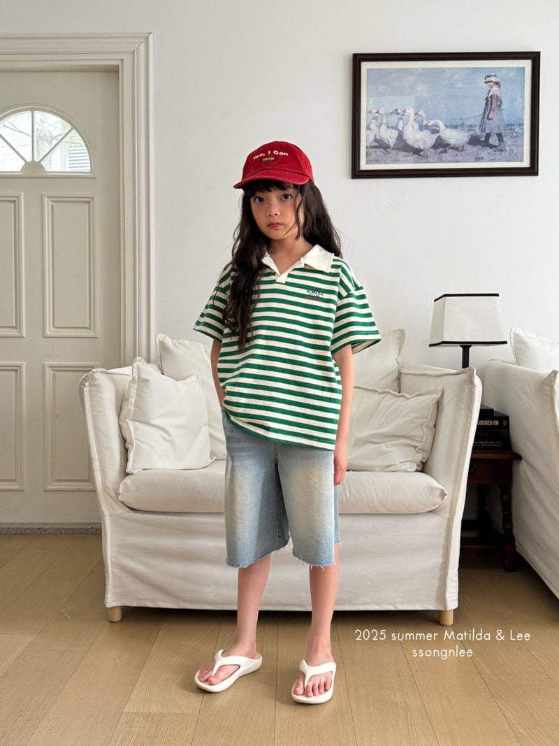 Matilda & Lee - Korean Children Fashion - #childofig - Almeda Collar Tee - 3