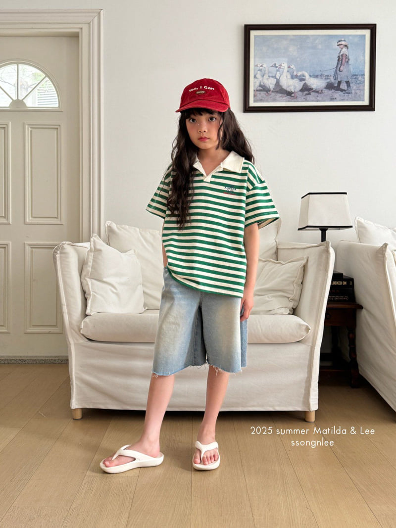 Matilda & Lee - Korean Children Fashion - #childofig - Almeda Collar Tee - 4