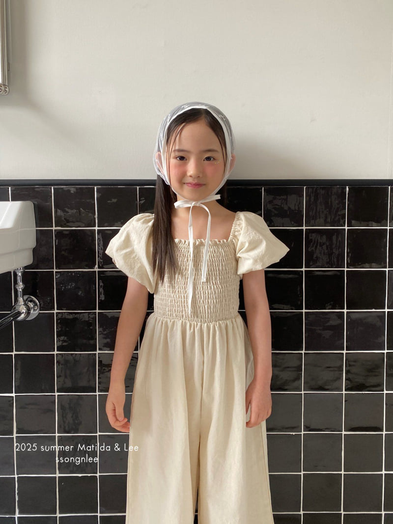 Matilda & Lee - Korean Children Fashion - #childofig - Shirred Jumpsuit - 6