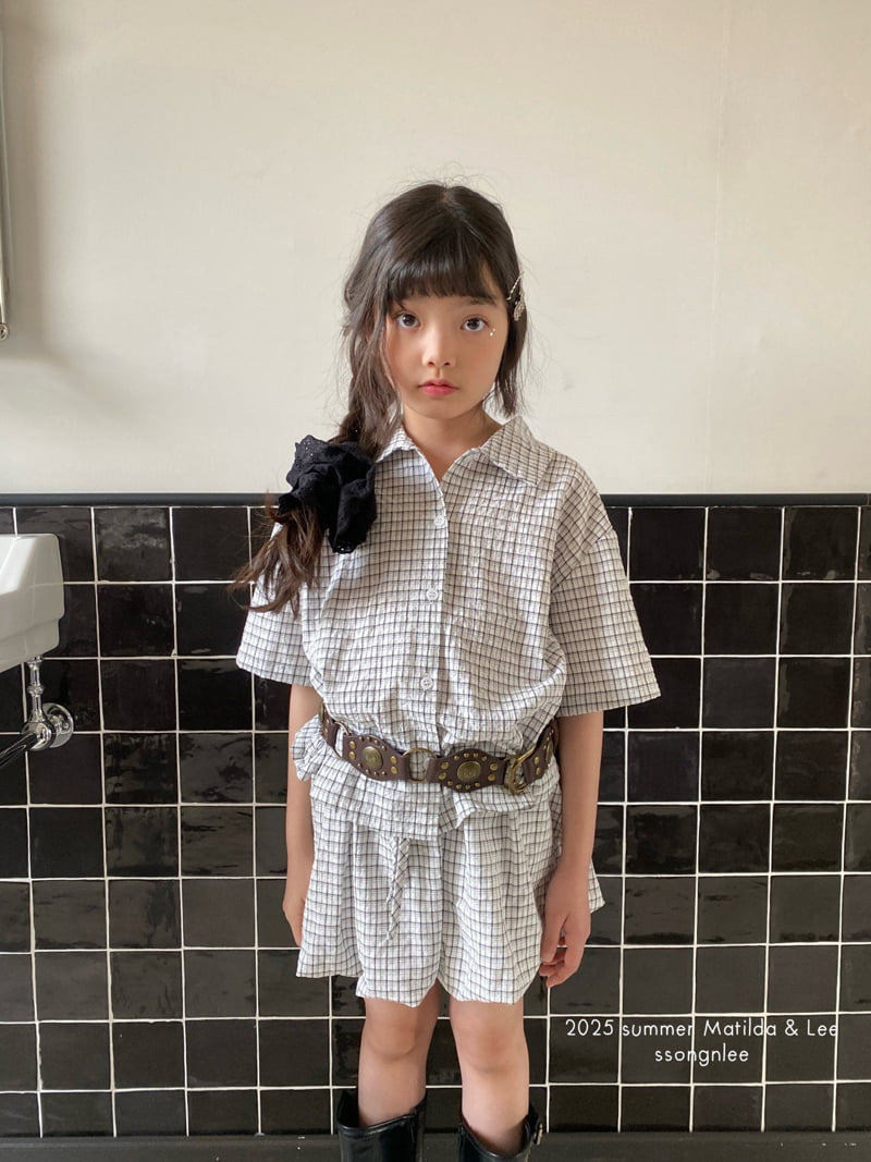 Matilda & Lee - Korean Children Fashion - #childofig - Light Check Shirt - 3