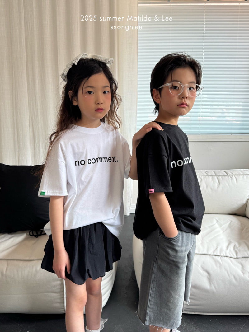 Matilda & Lee - Korean Children Fashion - #childofig - No Comment Tee - 4