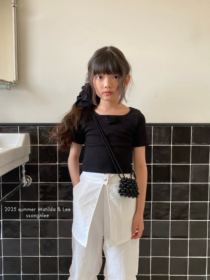 Matilda & Lee - Korean Children Fashion - #childrensboutique - Rosie Crop Tee - 3