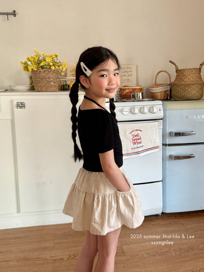 Matilda & Lee - Korean Children Fashion - #childrensboutique - Linen Shirring Skirt - 8
