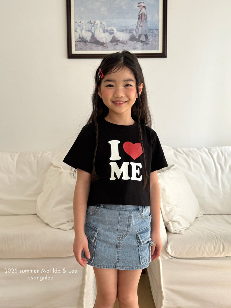 Matilda & Lee - Korean Children Fashion - #childrensboutique - Pearl Crop Love Tee