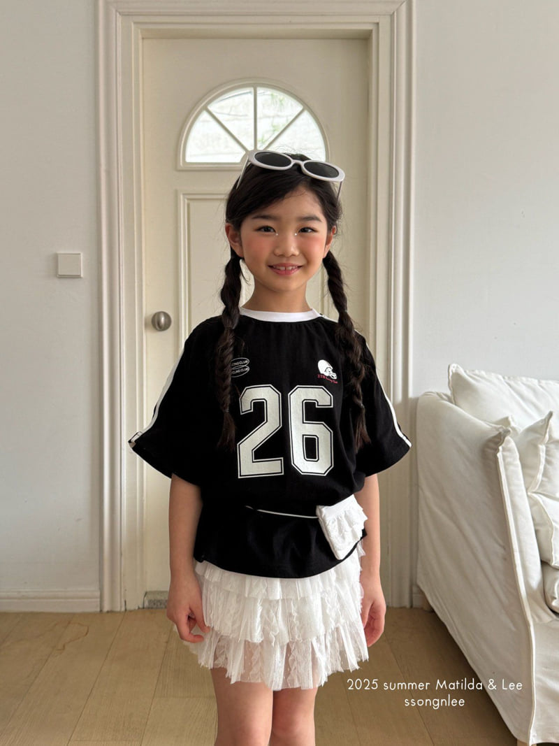 Matilda & Lee - Korean Children Fashion - #childrensboutique - Two Line 26 Tee - 11