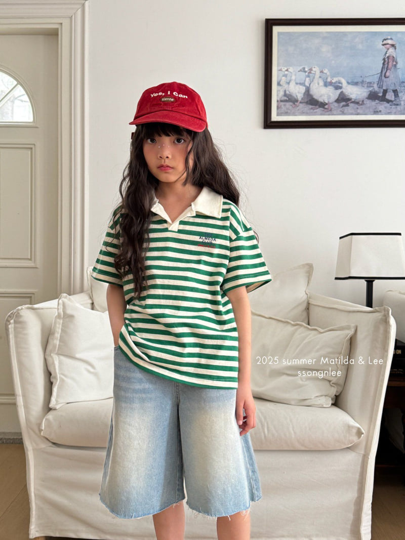 Matilda & Lee - Korean Children Fashion - #childrensboutique - Almeda Collar Tee - 5