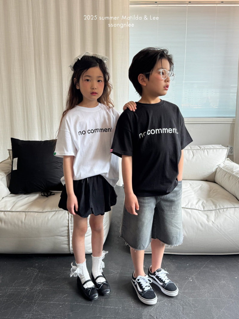 Matilda & Lee - Korean Children Fashion - #designkidswear - No Comment Tee - 5