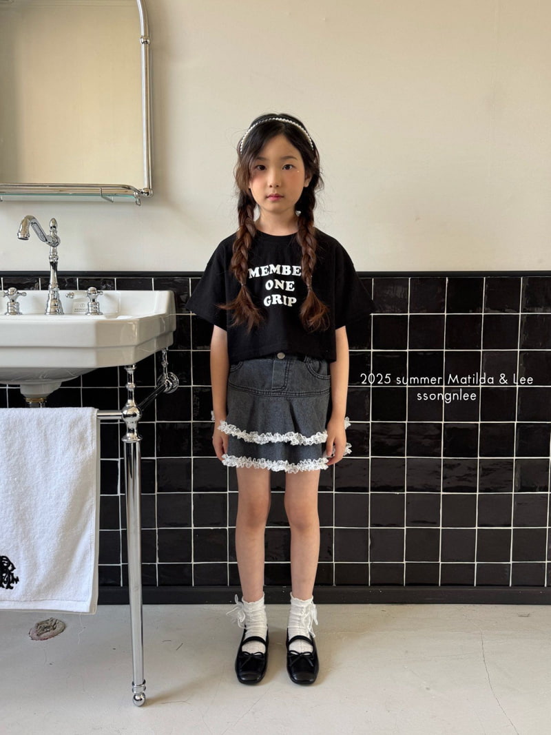 Matilda & Lee - Korean Children Fashion - #designkidswear - Member Crop Tee - 3