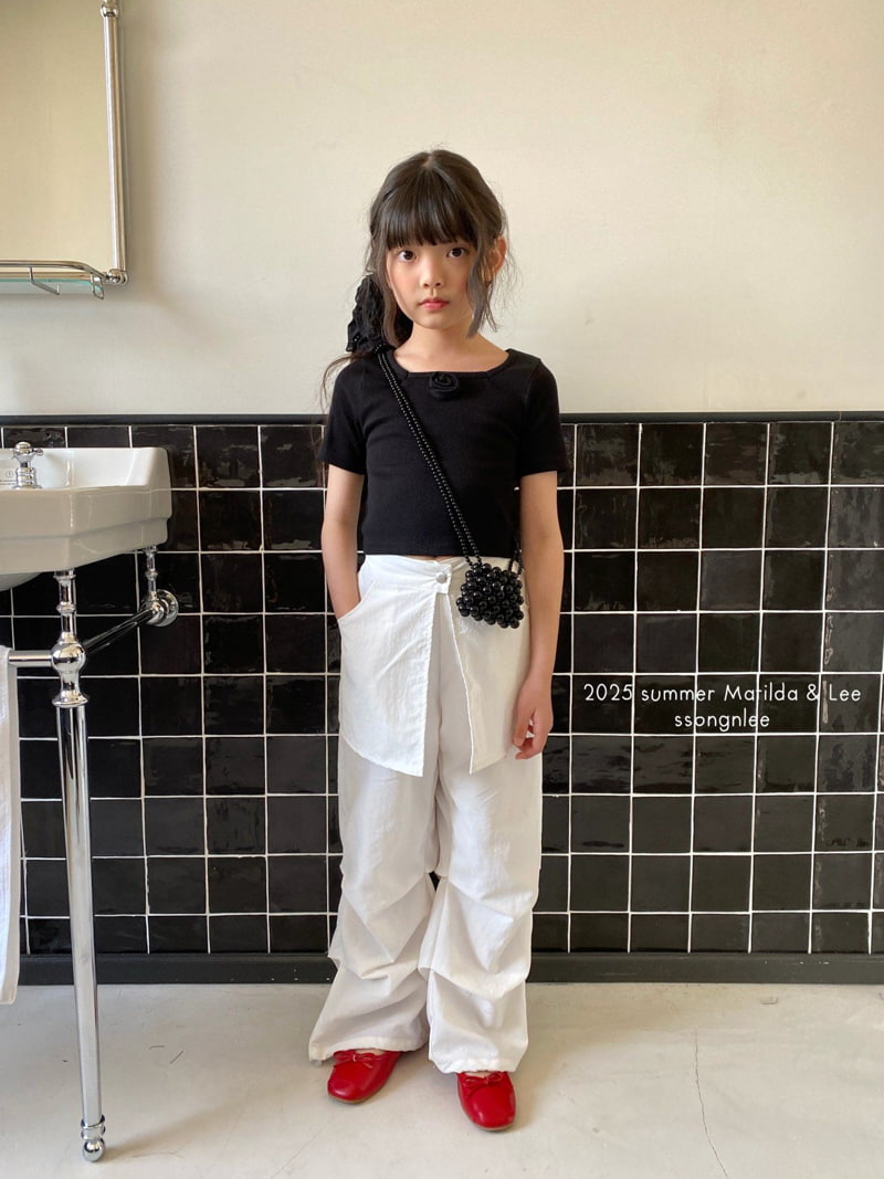 Matilda & Lee - Korean Children Fashion - #childrensboutique - Rosie Crop Tee - 4