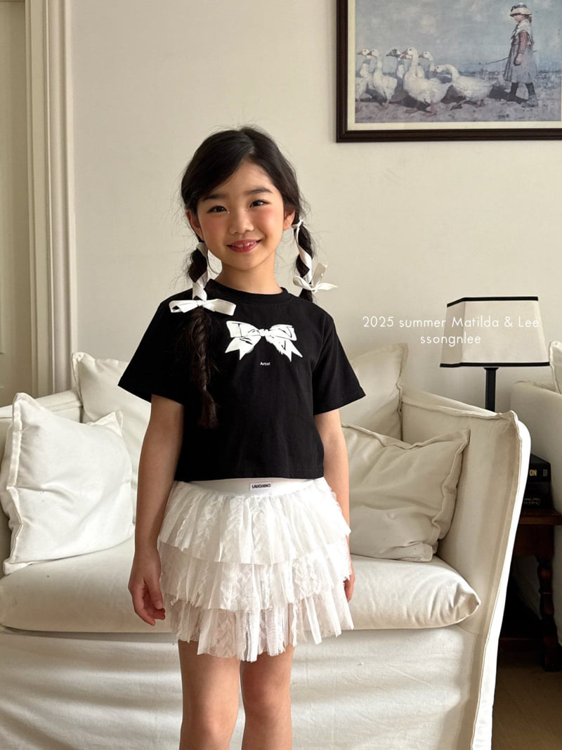 Matilda & Lee - Korean Children Fashion - #designkidswear - Art Ribbon Tee