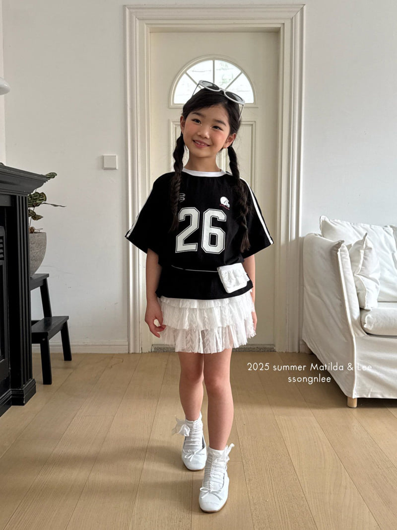 Matilda & Lee - Korean Children Fashion - #designkidswear - Two Line 26 Tee - 12