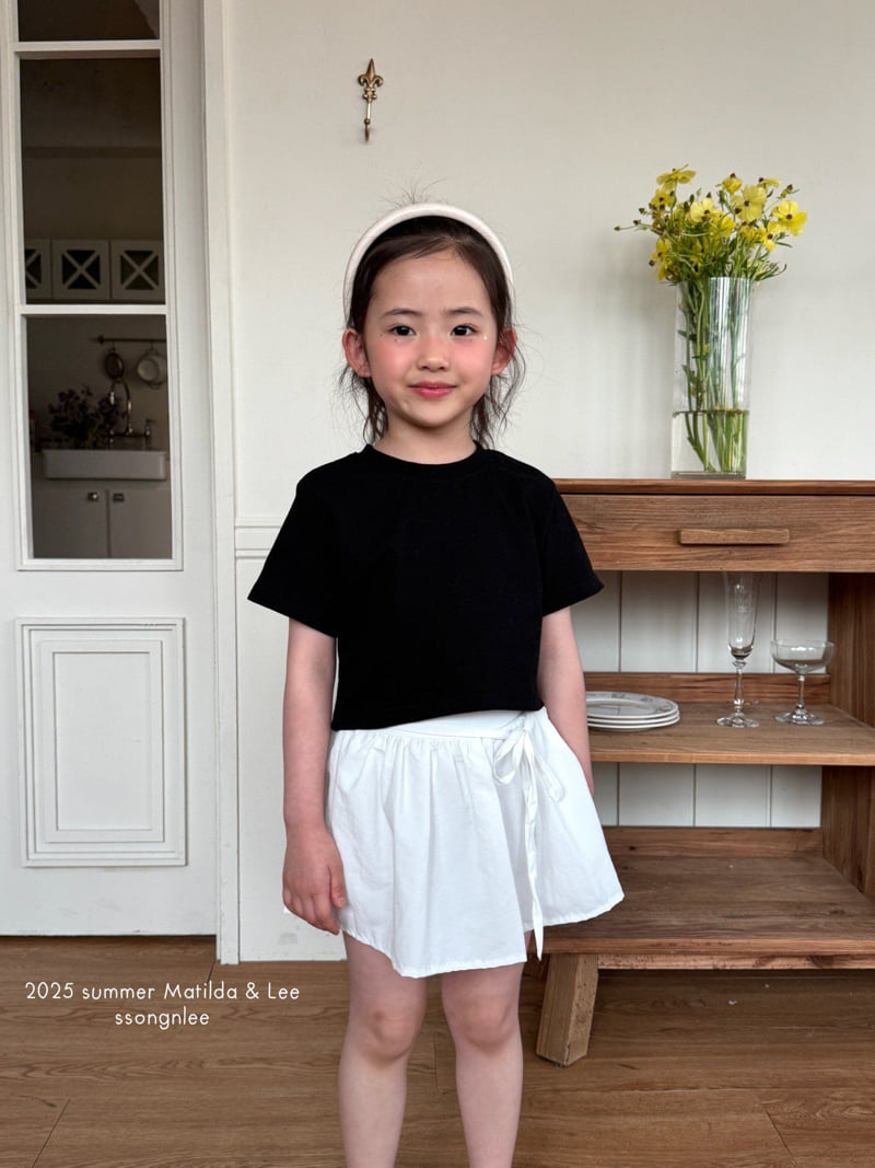 Matilda & Lee - Korean Children Fashion - #designkidswear - Simple Ribbon Skirt - 6