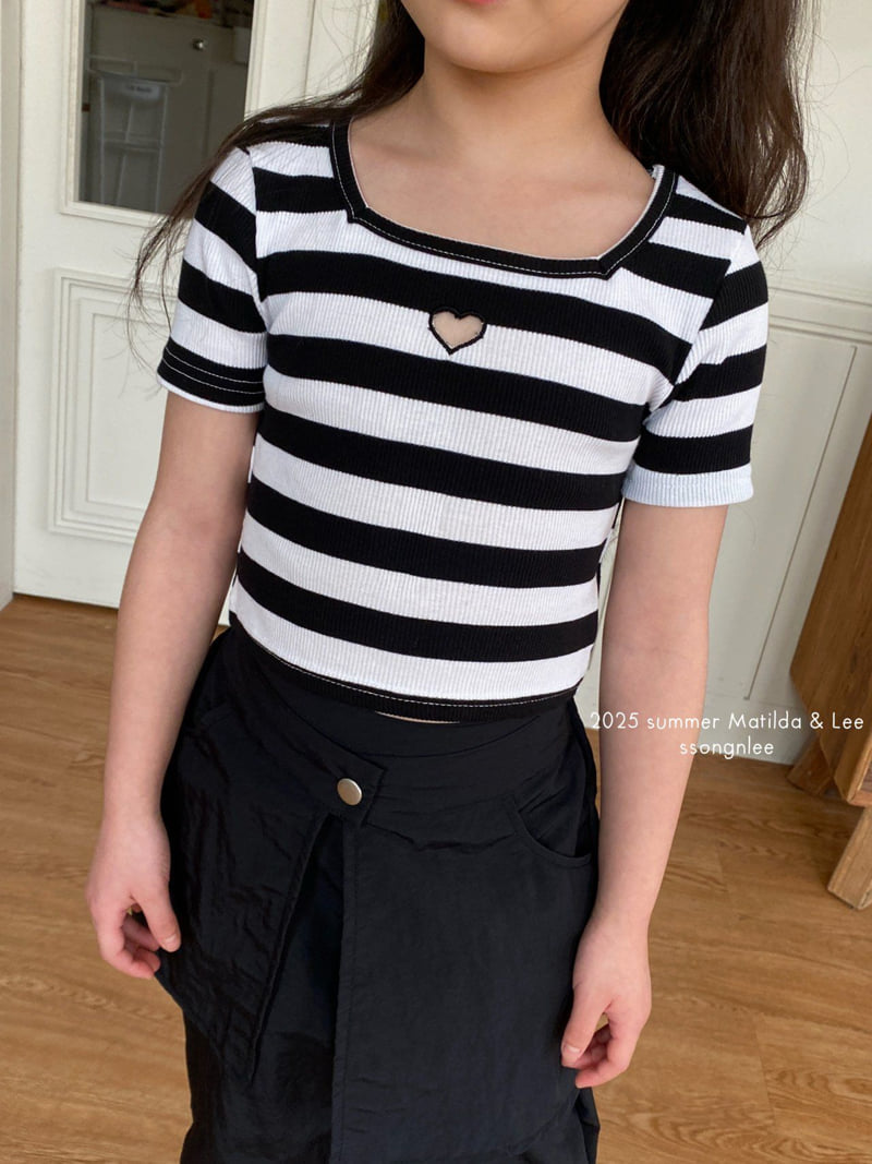 Matilda & Lee - Korean Children Fashion - #designkidswear - Heart Hole Tee