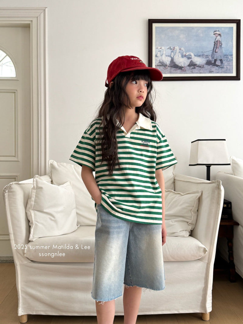 Matilda & Lee - Korean Children Fashion - #designkidswear - Almeda Collar Tee - 6
