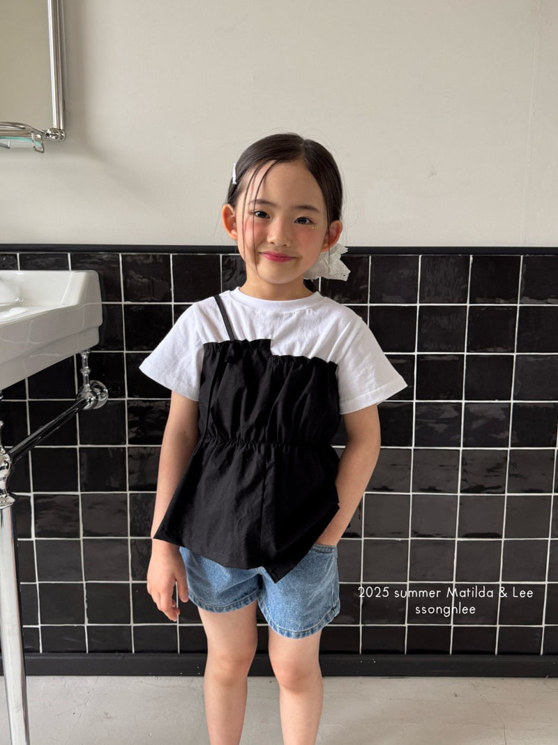 Matilda & Lee - Korean Children Fashion - #designkidswear - Strap Blouse - 12