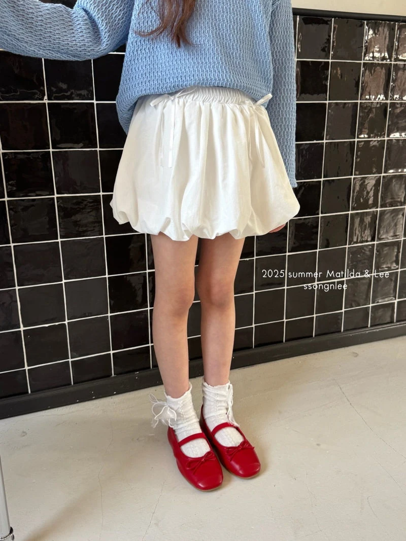 Matilda & Lee - Korean Children Fashion - #discoveringself - Bloom Ribbon Skirt