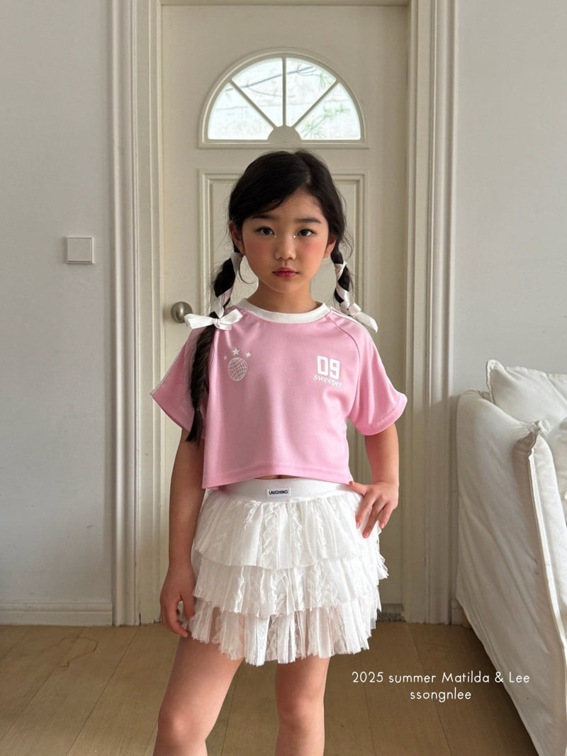 Matilda & Lee - Korean Children Fashion - #discoveringself - Label Lace Skirt - 8