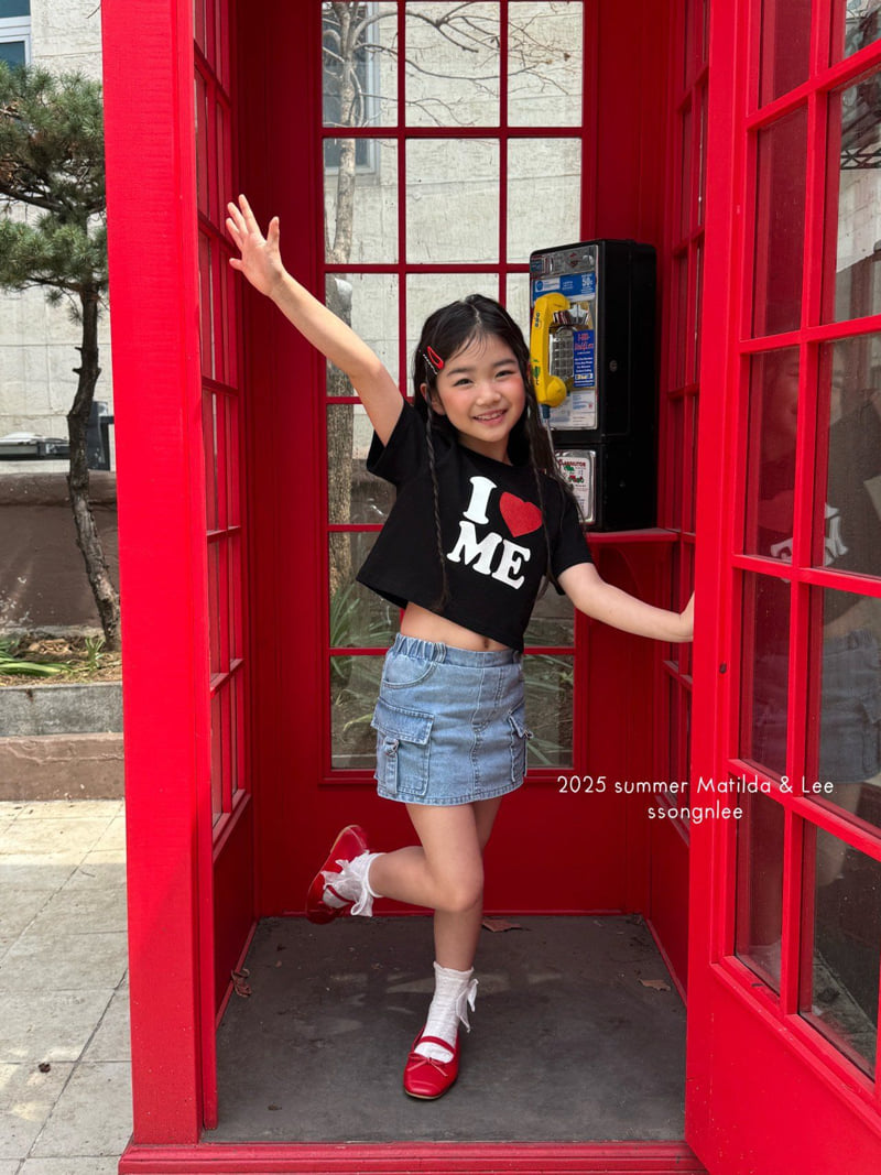 Matilda & Lee - Korean Children Fashion - #discoveringself - Pearl Crop Love Tee - 3