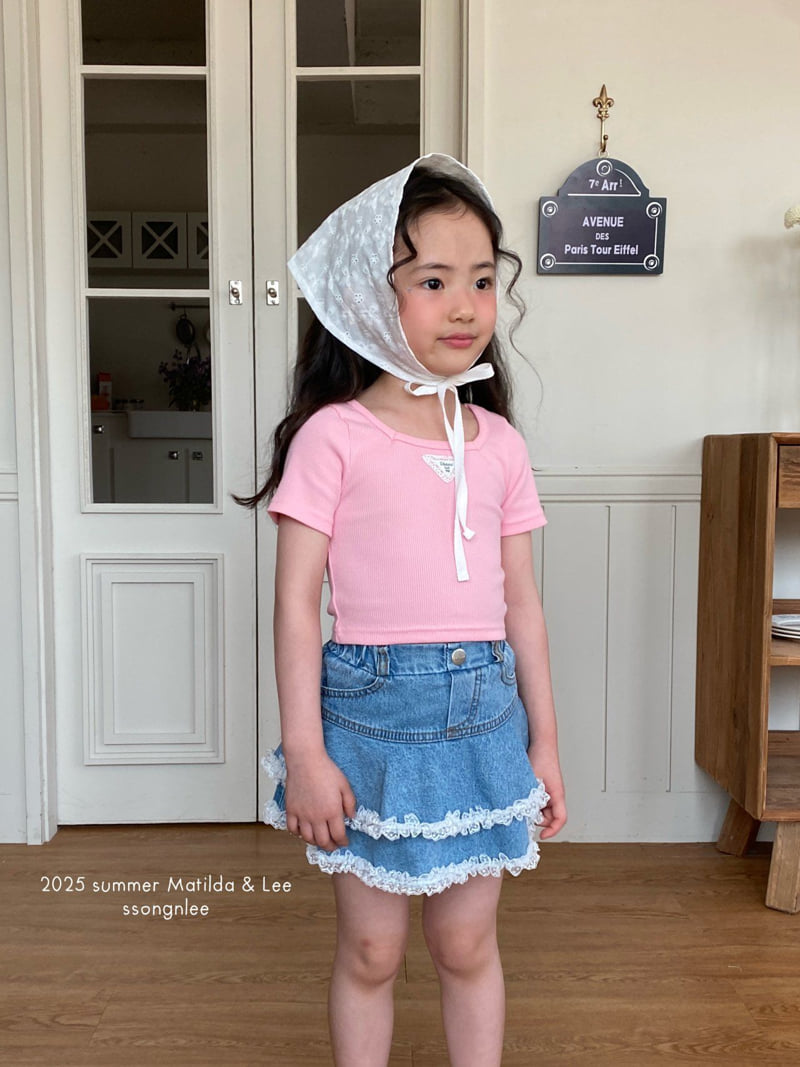 Matilda & Lee - Korean Children Fashion - #discoveringself - Triangle Lace Tee - 10