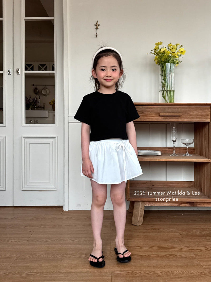Matilda & Lee - Korean Children Fashion - #discoveringself - Simple Ribbon Skirt - 7