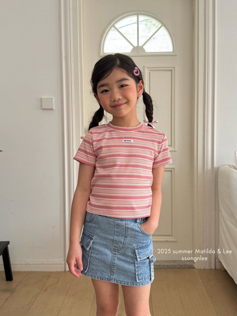 Matilda & Lee - Korean Children Fashion - #discoveringself - No More Lines Tee - 10