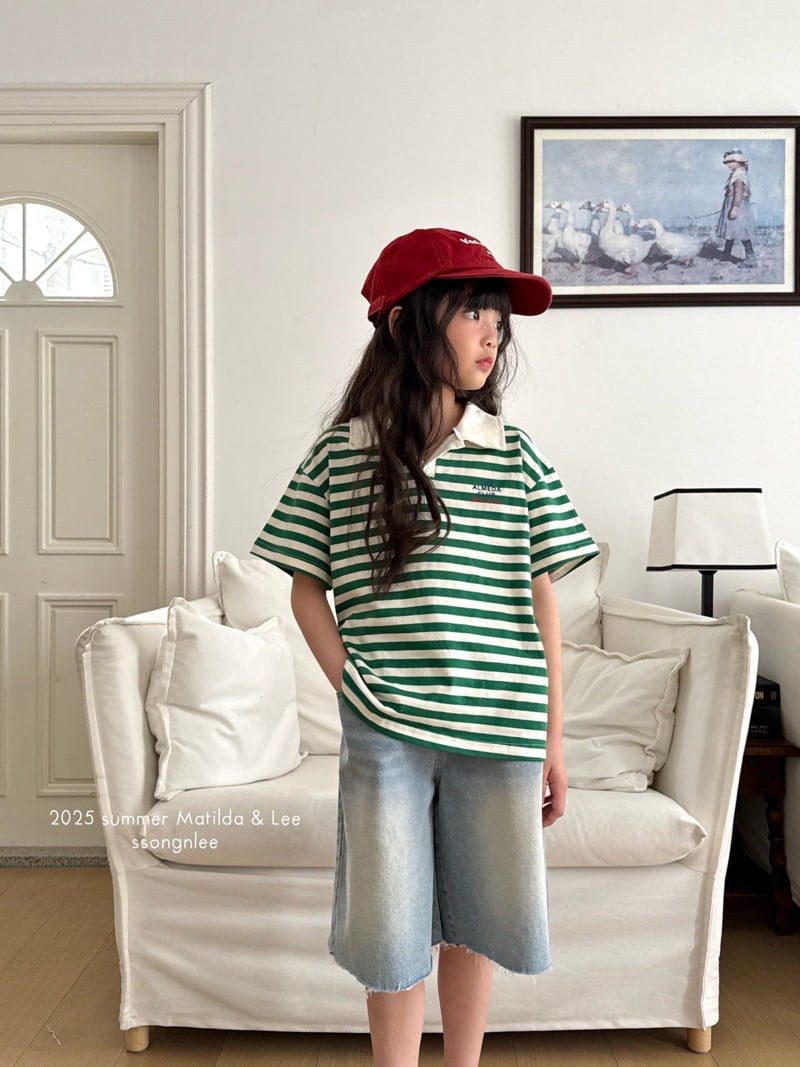 Matilda & Lee - Korean Children Fashion - #discoveringself - Almeda Collar Tee - 7