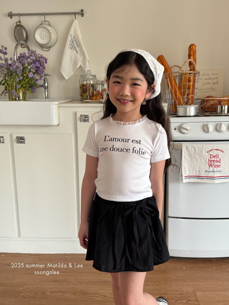 Matilda & Lee - Korean Children Fashion - #discoveringself - Romantic Lace Tee