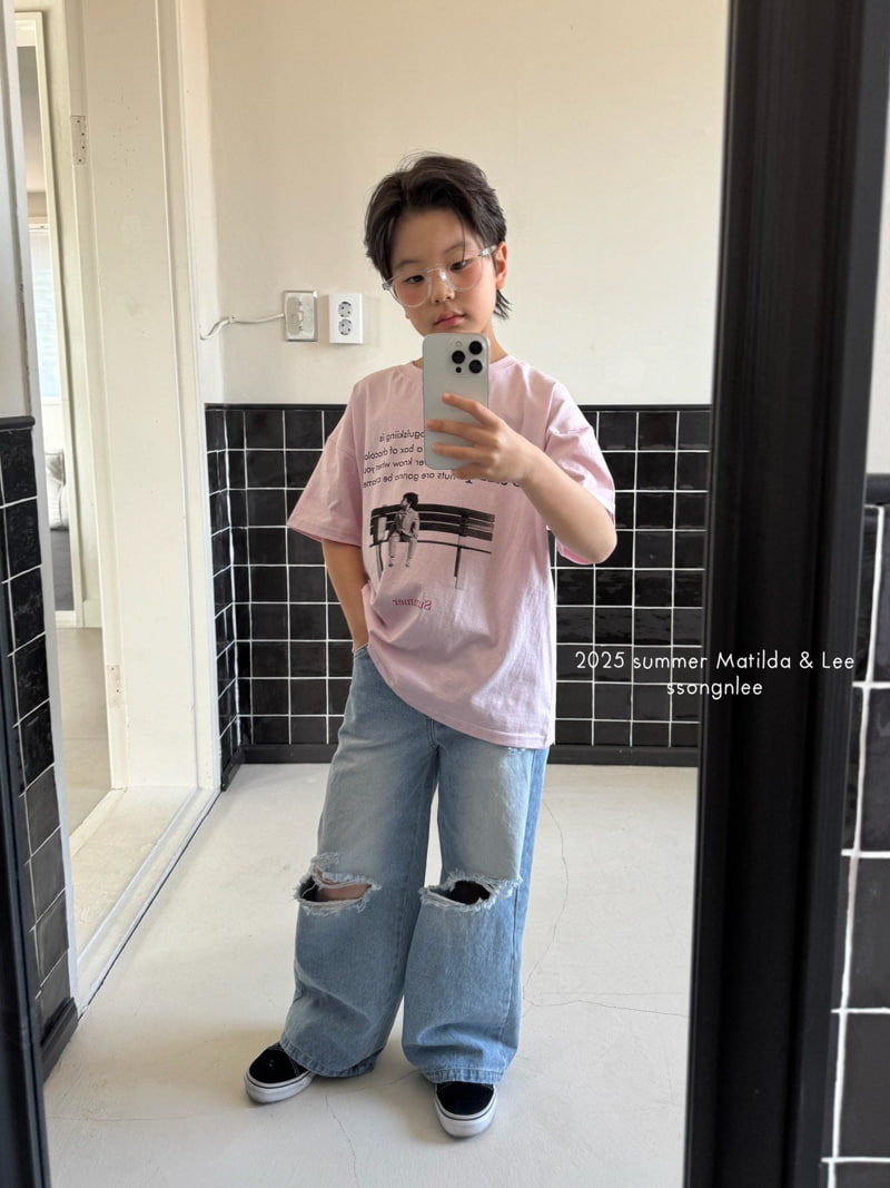 Matilda & Lee - Korean Children Fashion - #fashionkids - Broken Jeans - 6