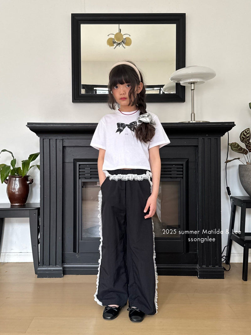 Matilda & Lee - Korean Children Fashion - #fashionkids - Art Ribbon Tee - 3