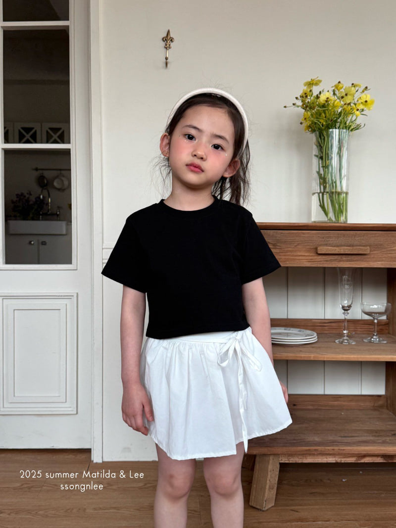 Matilda & Lee - Korean Children Fashion - #fashionkids - Simple Ribbon Skirt - 8