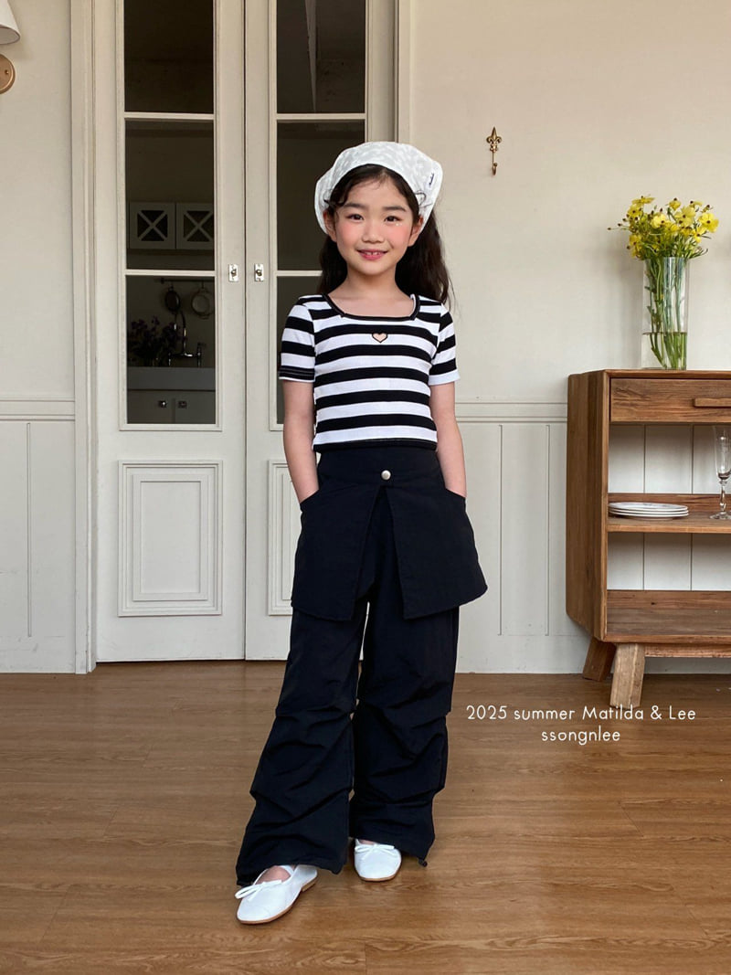 Matilda & Lee - Korean Children Fashion - #fashionkids - Heart Hole Tee - 3